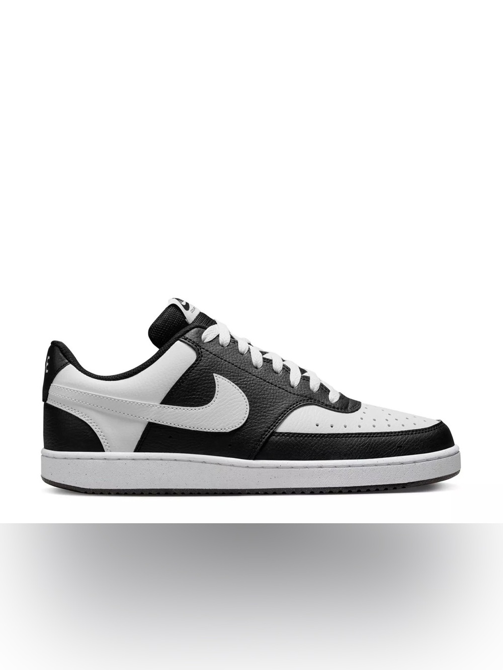 NEW Nike Court Vision Low Sneakers Men’s US Size 14 Black White Shoes Low-Top